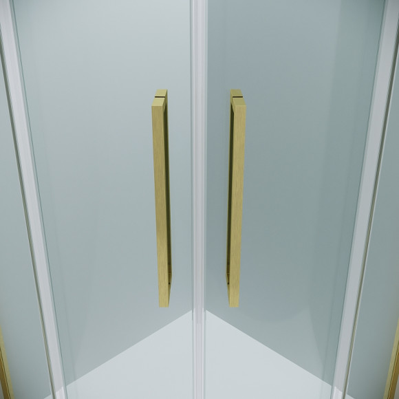 Душевой уголок Grossman Cosmo 100х100 301.K33.02.1010.32.00 профиль Золото сатин стекло прозрачное Душевой уголок Grossman Cosmo 100х100 301.K33.02.1010.32.00 профиль Золото сатин стекло прозрачное