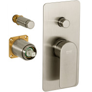 Смеситель для душа Remer Infinity I09KBNP Никель брашированный