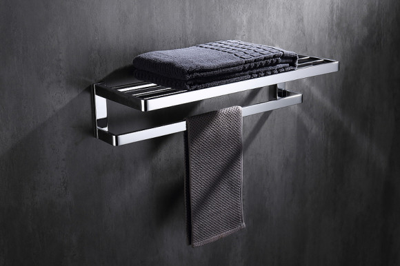 Полка для полотенец Abber Westen AA1758 Хром Полка для полотенец Abber Westen AA1758 Хром