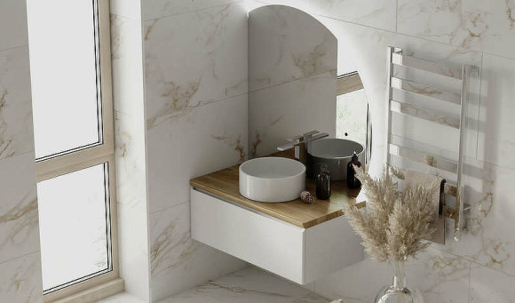 Зеркало Jorno Solis New 106 SolN.02.106/W/JR с подсветкой с бесконтактным выключателем Зеркало Jorno Solis New 106 SolN.02.106/W/JR с подсветкой с бесконтактным выключателем