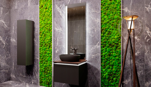 Зеркало Jorno Strong 57 Str.02.57/P/A с подсветкой с бесконтактным выключателем