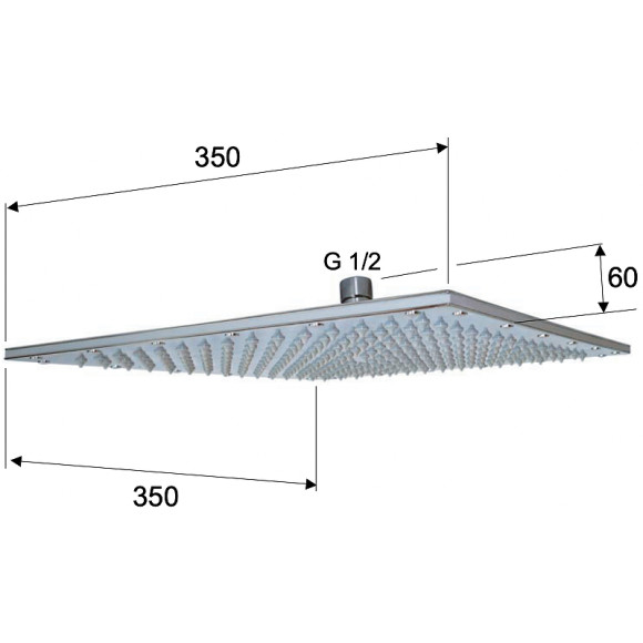 Верхний душ Remer 359SSXLX Хром Верхний душ Remer 359SSXLX Хром