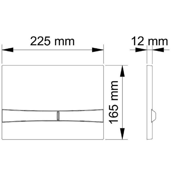 Инсталляция Berges Novum F3 040253 для унитаза с клавишей смыва Хром глянец