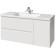 Тумба под раковину Caprigo Forte 120 36117R-SF027 подвесная Белая матовая