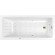 Акриловая ванна Whitecross Wave Slim 170x75 0111.170075.100.NANO.GL с гидромассажем Акриловая ванна Whitecross Wave Slim 170x75 0111.170075.100.NANO.GL с гидромассажем