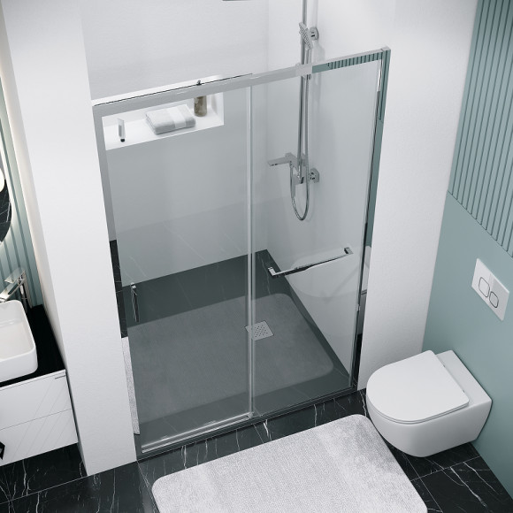 Душевая дверь Grossman Style 110 100.K33.05.110.10.00 профиль Хром стекло прозрачное Душевая дверь Grossman Style 110 100.K33.05.110.10.00 профиль Хром стекло прозрачное