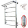 Электрический полотенцесушитель Тругор ПЭК 5 П СП 80x40 с полкой Хром Электрический полотенцесушитель Тругор ПЭК 5 П СП 80x40 с полкой Хром