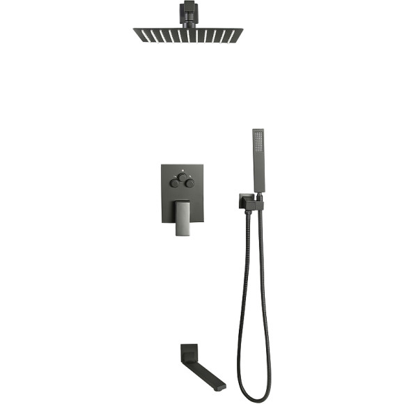 Душевая система ALMAes Eden TVZ-0817 Черная матовая Душевая система ALMAes Eden TVZ-0817 Черная матовая