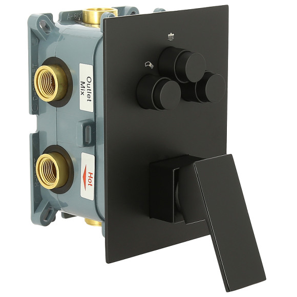 Душевая система ALMAes Eden TVZ-0817 Черная матовая Душевая система ALMAes Eden TVZ-0817 Черная матовая