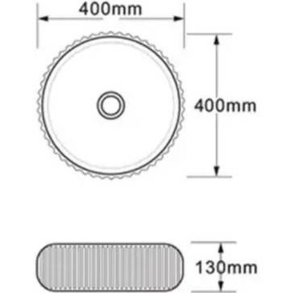 Раковина-чаша Bronze de Luxe 40 1382W Белая Раковина-чаша Bronze de Luxe 40 1382W Белая