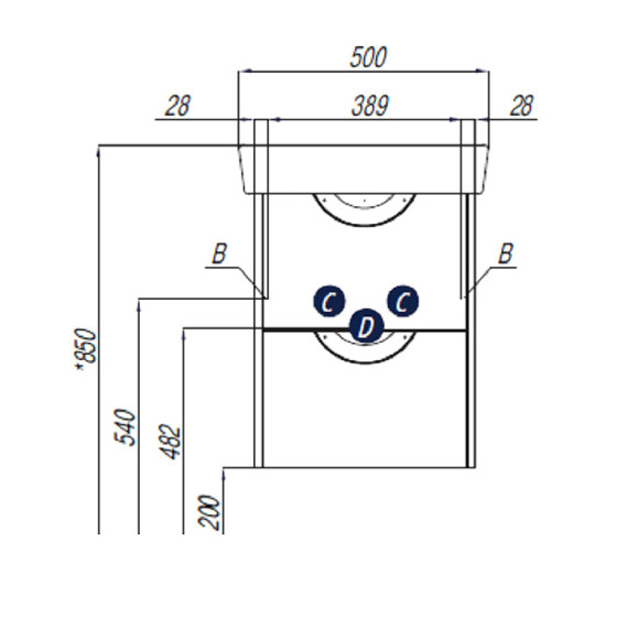 Тумба под раковину Aquaton Сильва 45 1A211701SIW70 Дуб полярный Тумба под раковину Aquaton Сильва 45 1A211701SIW70 Дуб полярный