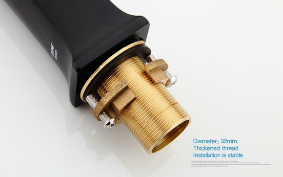 Смеситель для раковины Gappo G50 G1050 Черный матовый