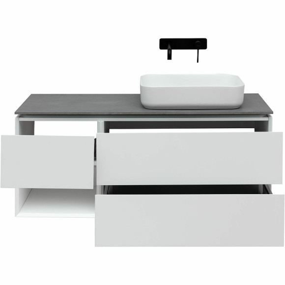 Тумба под раковину Allen Brau Infinity 120 R 1.21007.WM подвесная Белая матовая Тумба под раковину Allen Brau Infinity 120 R 1.21007.WM подвесная Белая матовая