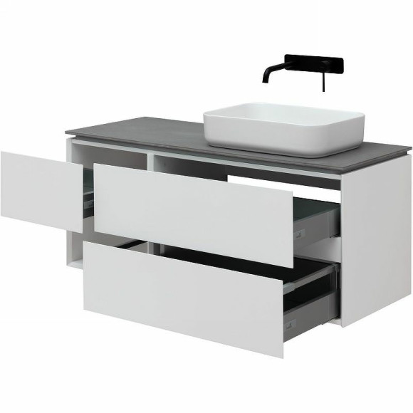 Тумба под раковину Allen Brau Infinity 120 R 1.21007.WM подвесная Белая матовая Тумба под раковину Allen Brau Infinity 120 R 1.21007.WM подвесная Белая матовая