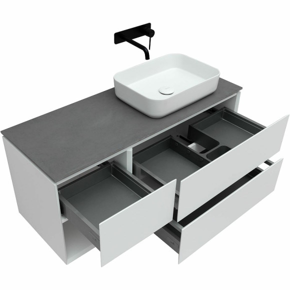 Тумба под раковину Allen Brau Infinity 120 R 1.21007.WM подвесная Белая матовая Тумба под раковину Allen Brau Infinity 120 R 1.21007.WM подвесная Белая матовая