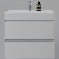 Тумба под раковину Style Line Атлантика 70 Люкс Plus СС-00002339 подвесная Белая матовая антискрейтч Тумба под раковину Style Line Атлантика 70 Люкс Plus СС-00002339 подвесная Белая матовая антискрейтч