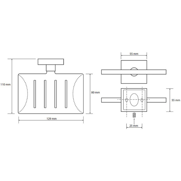 Мыльница Bemeta Beta 132208082 Хром Мыльница Bemeta Beta 132208082 Хром