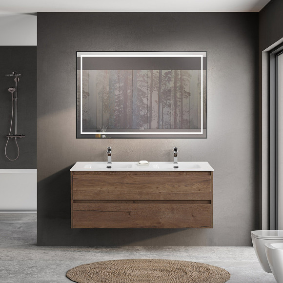 Тумба под раковину BelBagno Kraft 120 KRAFT-1200-2C-SO-2-RT подвесная Rovere Tabacco Тумба под раковину BelBagno Kraft 120 KRAFT-1200-2C-SO-2-RT подвесная Rovere Tabacco
