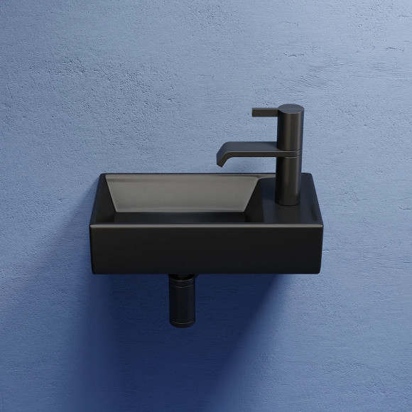 Раковина Ceramicanova Element 41 L CN6051LMB Черная матовая Раковина Ceramicanova Element 41 L CN6051LMB Черная матовая