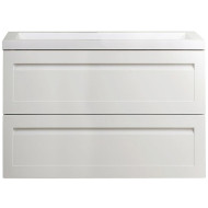 Тумба под раковину Art&Max AM-Platino-900-2C-SO-BM подвесная Белый матовый