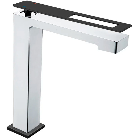 Смеситель для раковины Boheme Q 142-CRB Хром Черный Смеситель для раковины Boheme Q 142-CRB Хром Черный