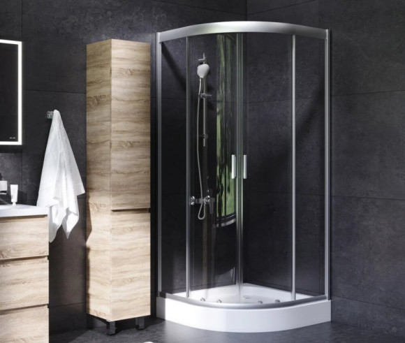 Комплект душевого уголка AM.PM Gem UK91SA с поддоном с мебелью с унитазом с комплектом смесителей с душевым гарнитуром и аксессуарами Комплект душевого уголка AM.PM Gem UK91SA с поддоном с мебелью с унитазом с комплектом смесителей с душевым гарнитуром и аксессуарами
