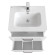 Тумба с раковиной Iddis Brick 60 BRI60WFi95K Белая