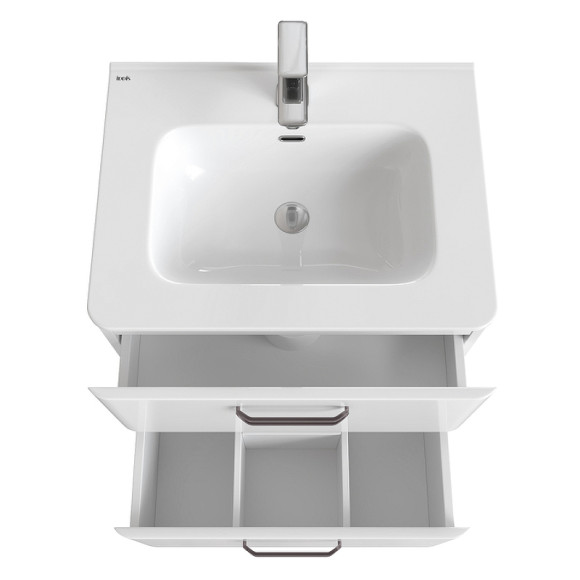 Тумба с раковиной Iddis Brick 60 BRI60WFi95K Белая