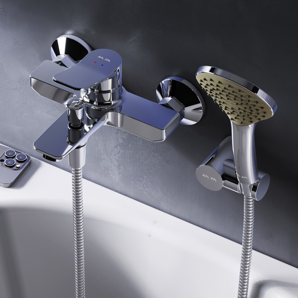 Смеситель для ванны AM.PM X-Joy F85A15000 Хром Смеситель для ванны AM.PM X-Joy F85A15000 Хром