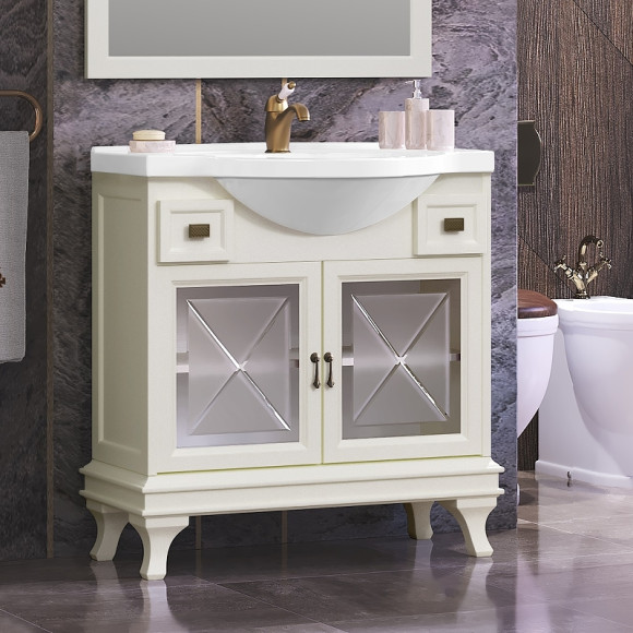 Тумба под раковину Opadiris Борджи 85 00-00006742 Слоновая кость Тумба под раковину Opadiris Борджи 85 00-00006742 Слоновая кость