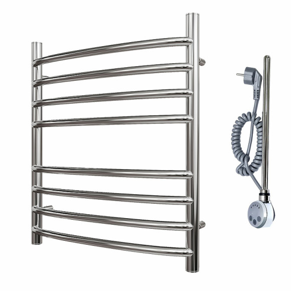 Электрический полотенцесушитель Point Альфа PN05156SE П8 500x600 левый/правый Хром Электрический полотенцесушитель Point Альфа PN05156SE П8 500x600 левый/правый Хром