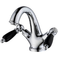 Смеситель для раковины Caprigo Adria-Classic Black Edition 03B-520-crm Хром