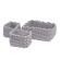 Набор корзин WasserKRAFT Mindel WB-850 Set Серый Набор корзин WasserKRAFT Mindel WB-850 Set Серый
