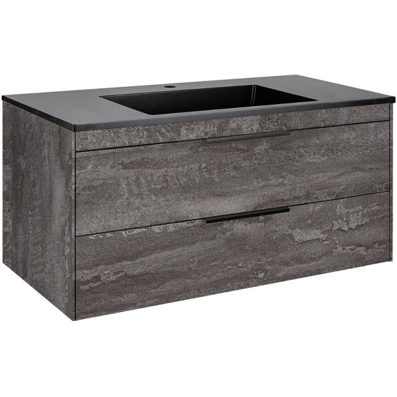 Тумба под раковину Vincea Chiara 2D 100 VMC-2C2100GS подвесная G.Stone Тумба под раковину Vincea Chiara 2D 100 VMC-2C2100GS подвесная G.Stone