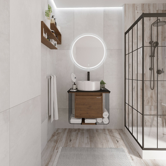 Тумба под раковину Grossman Винтаж 70 107007 подвесная Веллингтон Черная Тумба под раковину Grossman Винтаж 70 107007 подвесная Веллингтон Черная