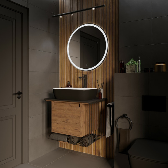 Тумба под раковину Grossman Винтаж 70 107007 подвесная Веллингтон Черная Тумба под раковину Grossman Винтаж 70 107007 подвесная Веллингтон Черная