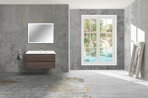 Тумба под раковину Vincea Gio 100 VMC-2G100RO подвесная R.Oak Тумба под раковину Vincea Gio 100 VMC-2G100RO подвесная R.Oak