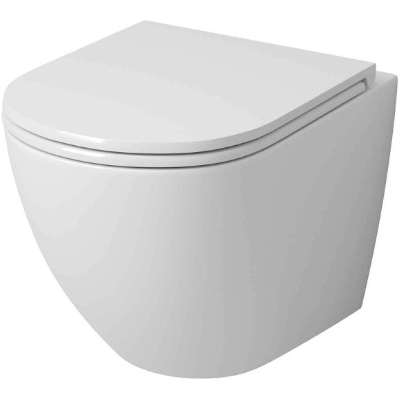 Унитаз Grossman Tornado GR-4455SQ подвесной с сиденьем Микролифт Унитаз Grossman Tornado GR-4455SQ подвесной с сиденьем Микролифт