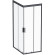 Душевой уголок AM.PM Gem S 100х80 W93G-404-100280-BT профиль Черный матовый стекло прозрачное Душевой уголок AM.PM Gem S 100х80 W93G-404-100280-BT профиль Черный матовый стекло прозрачное