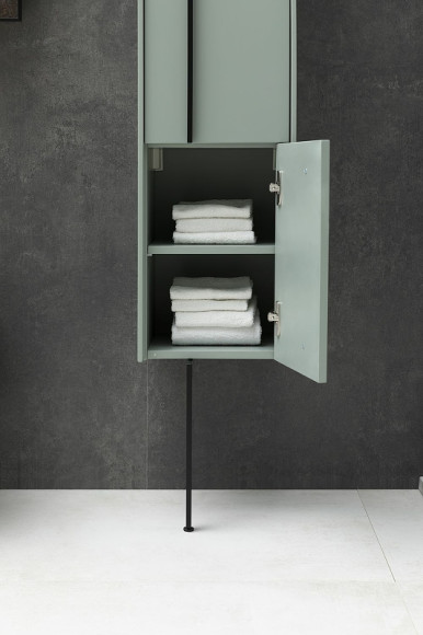 Шкаф пенал Allen Brau Reality 30 R 1.32001.CGM подвесной Олива матовая Шкаф пенал Allen Brau Reality 30 R 1.32001.CGM подвесной Олива матовая