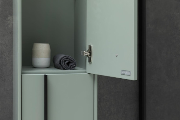 Шкаф пенал Allen Brau Reality 30 R 1.32001.CGM подвесной Олива матовая Шкаф пенал Allen Brau Reality 30 R 1.32001.CGM подвесной Олива матовая