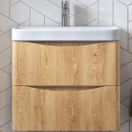 Тумба под раковину Velvex Clay 60 tp.CLA.9595.60.2Y подвесная Дуб верона