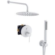 Душевая система Kludi Bozz 386585376 Белая матовая