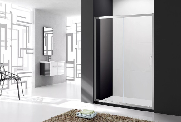 Душевая дверь Cezares Molveno 130 MOLVENO-BF-1-130-C-Cr-IV профиль Хром стекло прозрачное