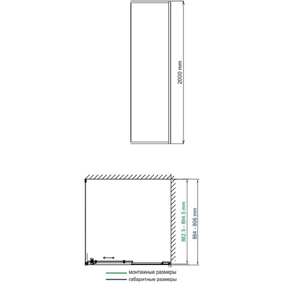 Душевая стенка WasserKRAFT Neime 19P10-RP100/Rhin 44S10-RP100 100 19P10-RP100/44S10-RP100 профиль Белый стекло прозрачное Душевая стенка WasserKRAFT Neime 19P10-RP100/Rhin 44S10-RP100 100 19P10-RP100/44S10-RP100 профиль Белый стекло прозрачное