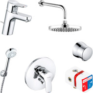 Комплект смесителей Kludi Pure Easy 376300565 Хром