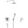 Комплект смесителей Kludi Pure Easy 376300565 Хром Комплект смесителей Kludi Pure Easy 376300565 Хром