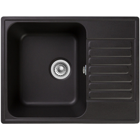 Кухонная мойка GranFest Quarz GF-Z13 Черная Кухонная мойка GranFest Quarz GF-Z13 Черная