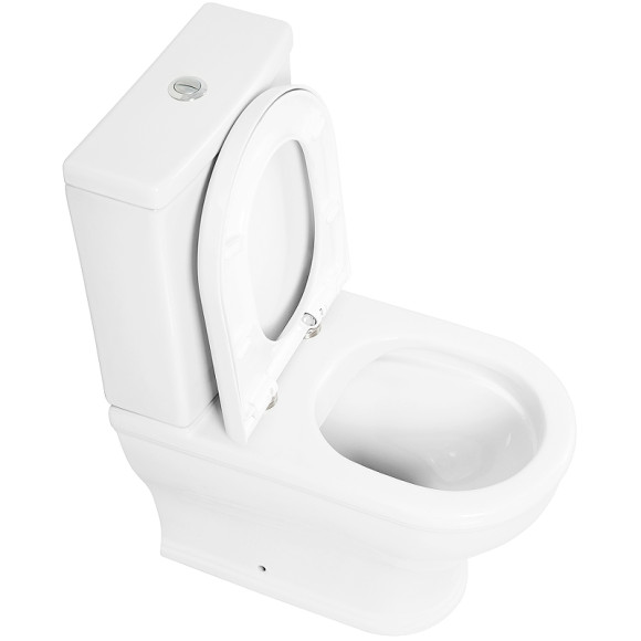 Унитаз компакт Cezares Giubileo CZR-165-CPR/CZR-6045-SC с бачком с сиденьем Микролифт Унитаз компакт Cezares Giubileo CZR-165-CPR/CZR-6045-SC с бачком с сиденьем Микролифт