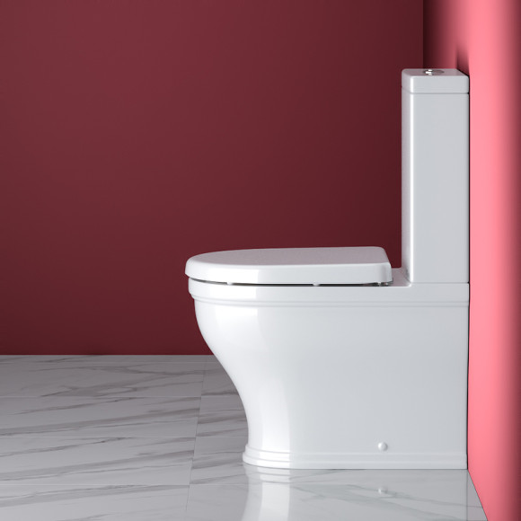 Унитаз компакт Cezares Giubileo CZR-165-CPR/CZR-6045-SC с бачком с сиденьем Микролифт Унитаз компакт Cezares Giubileo CZR-165-CPR/CZR-6045-SC с бачком с сиденьем Микролифт